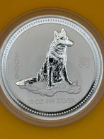 10oz Lunar 1 year of the dog 2006 - BU .999 zilver munt, Postzegels en Munten, Edelmetalen en Baren, Ophalen of Verzenden, Zilver