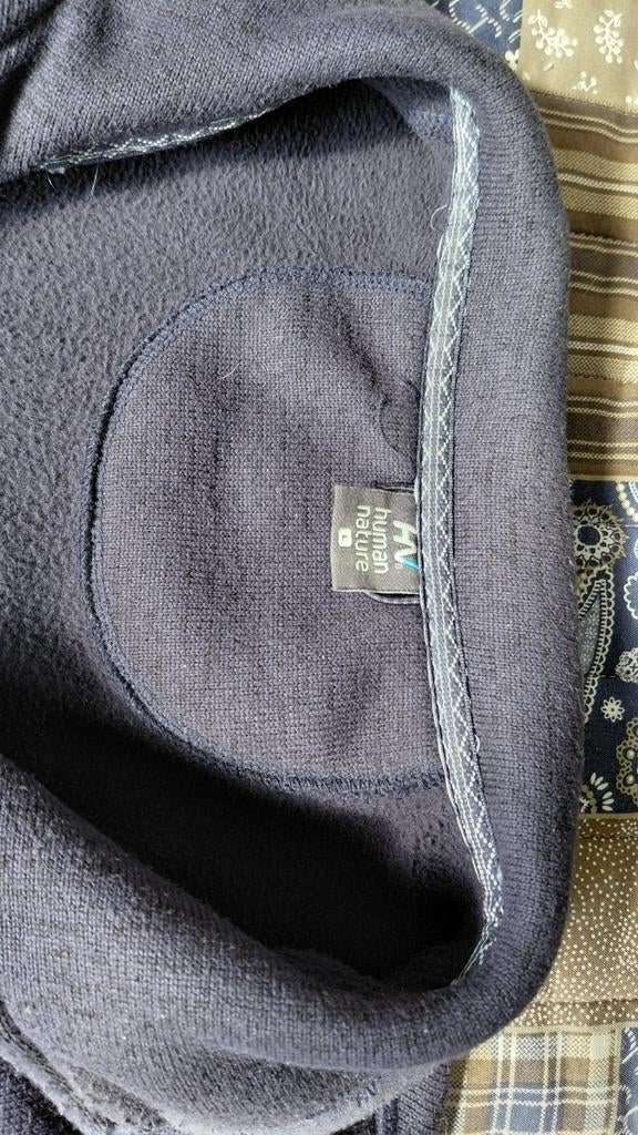 Human Nature vest - Comfortabel en warm, Kleding | Heren, Truien en Vesten, Maat 52/54 (L), Blauw, Ophalen of Verzenden, Gedragen