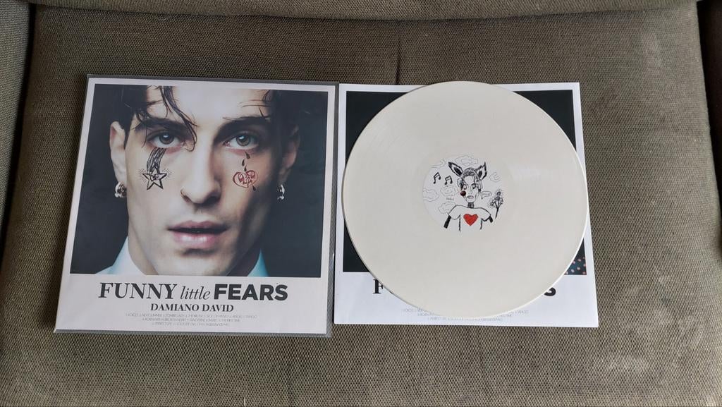 Damiano David - Funny Little Fears (2025) Créme Vinyl, Ophalen of Verzenden, 2000 tot heden, Zo goed als nieuw, 12 inch