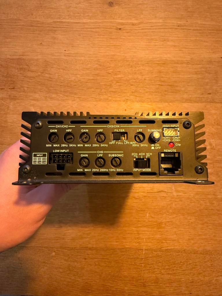 Digital Designs D5.500 versterker, Ophalen of Verzenden, Gebruikt