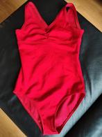 Rood turnpakje 141-148 cm Decathlon., Sport en Fitness, Turnen, Gebruikt, Ophalen of Verzenden, Turnpak(je), Rood
