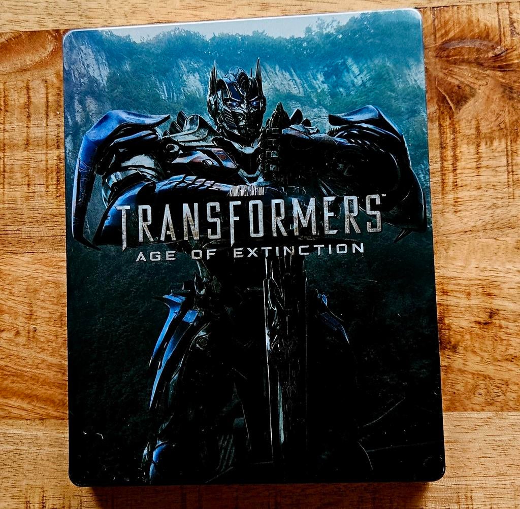 Transformers Age of Extinction Steelbook blueray, Ophalen of Verzenden, Zo goed als nieuw