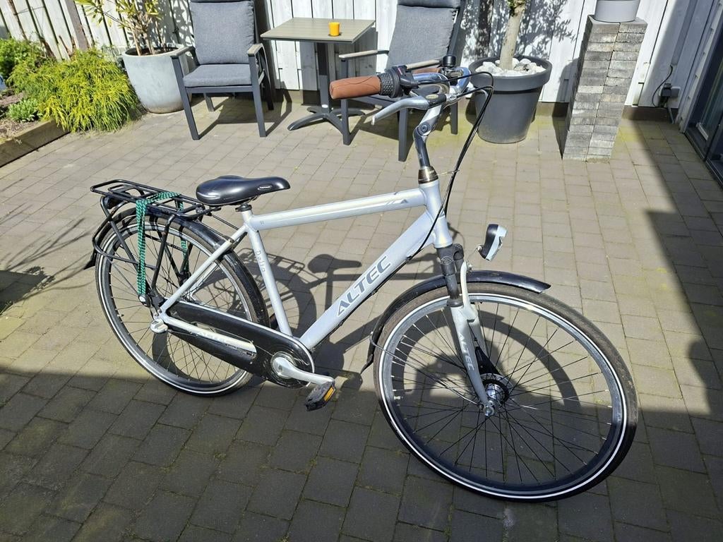 Goede Altec herenfiets, maat 50, Fietsen en Brommers, Fietsen | Heren | Herenfietsen, Gebruikt, Velgrem, Versnellingen, 49 tot 53 cm
