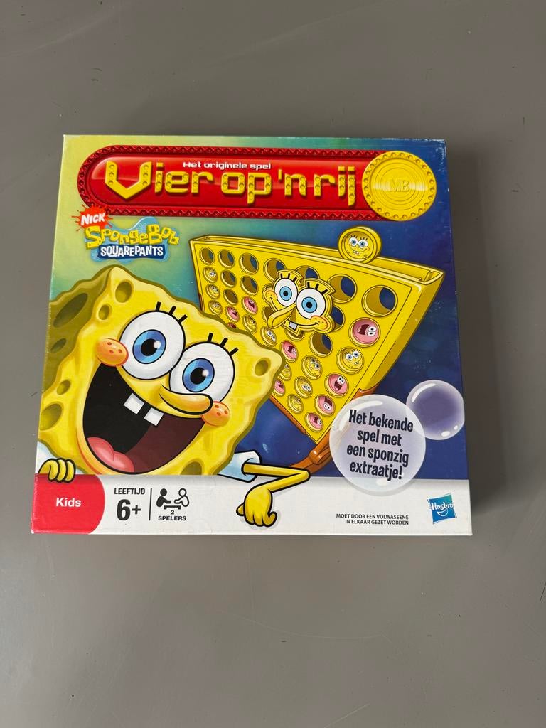 SpongeBob Vier op 'n rij, Een of twee spelers, Ophalen of Verzenden, Gebruikt