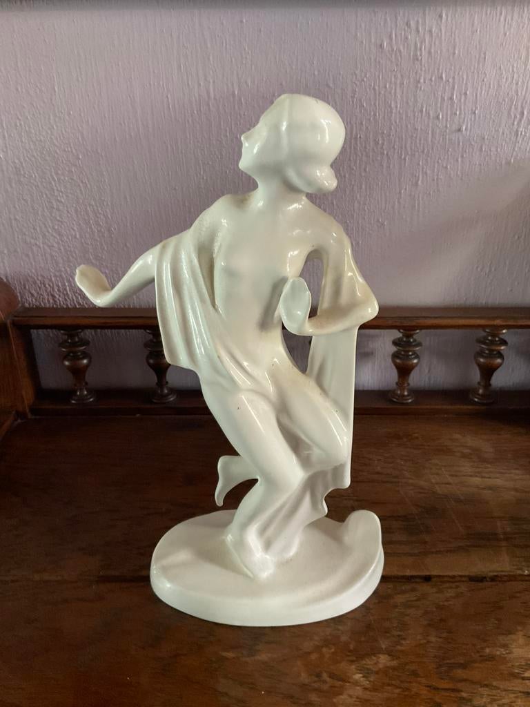 Plateel Art Deco plastiek van G Boonenkamp, Ophalen of Verzenden, Zo goed als nieuw