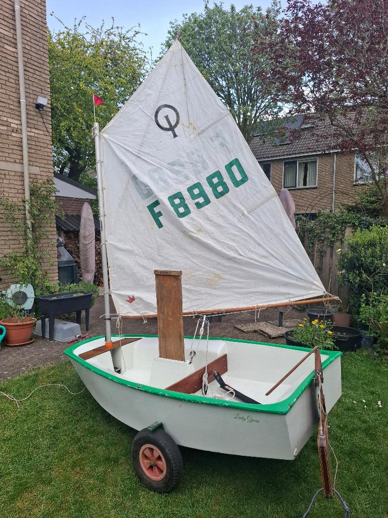 Optimist om mee te starten, Ophalen, Geen motor, Gebruikt, Optimist