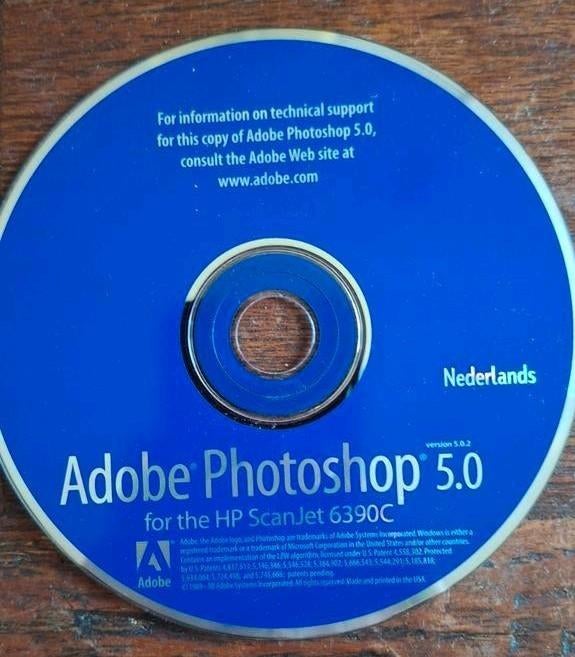 Adobe Photoshop 5.0 voor HP ScanJet 6390C (Nederlands), Computers en Software, Ontwerp- en Bewerkingssoftware, Ophalen of Verzenden