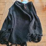 poncho nieuw, Ophalen of Verzenden, Zo goed als nieuw, Maat 38/40 (M), Zwart