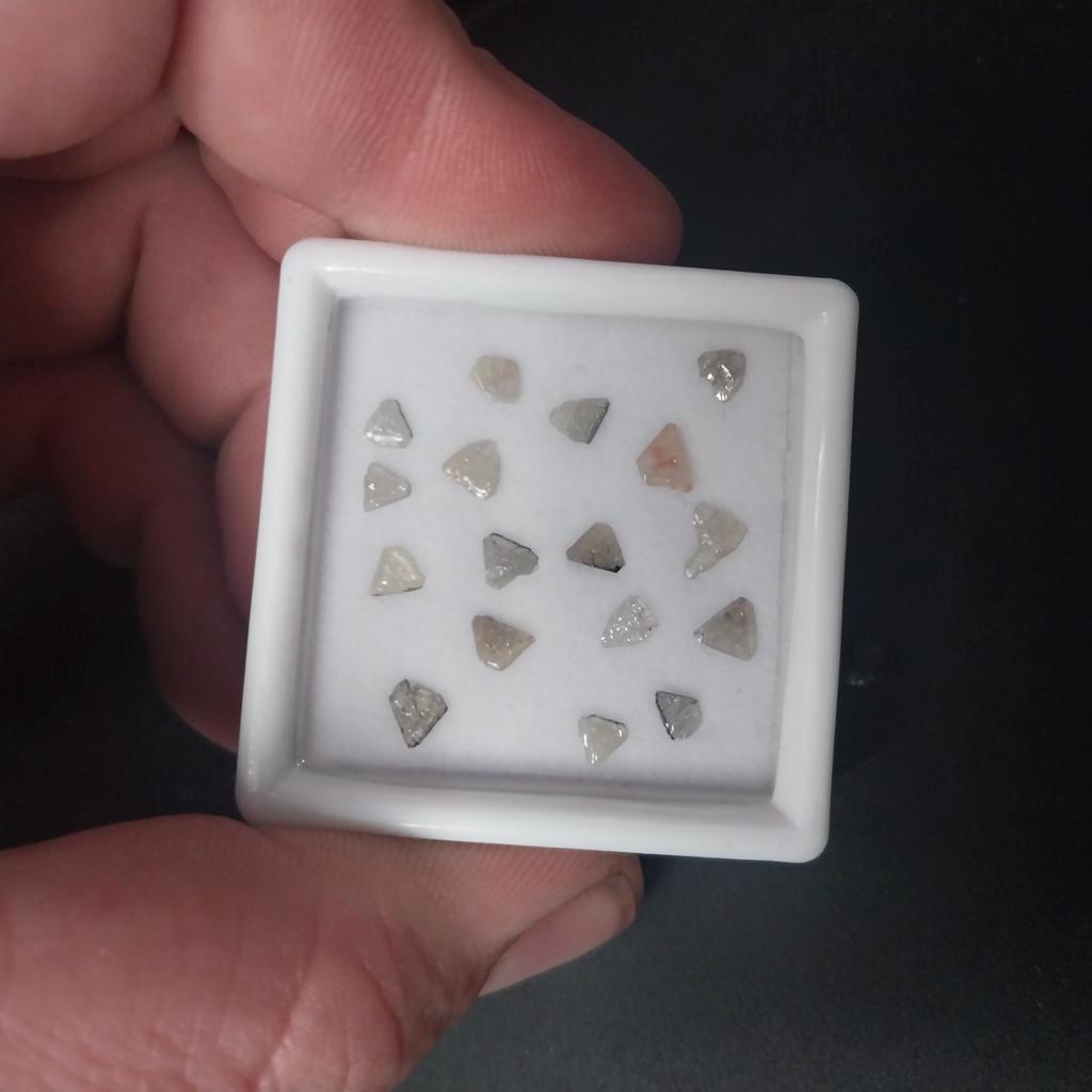 Diamant slices plakjes, Sieraden, Tassen en Uiterlijk, Edelstenen, Ophalen of Verzenden