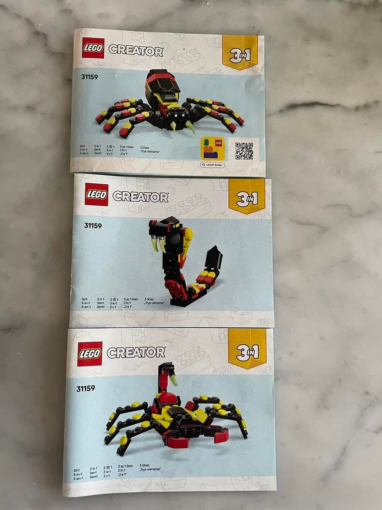 LEGO Creator 31159: Insecten (3-in-1), Kinderen en Baby's, Speelgoed | Duplo en Lego, Zo goed als nieuw, Lego, Complete set, Ophalen