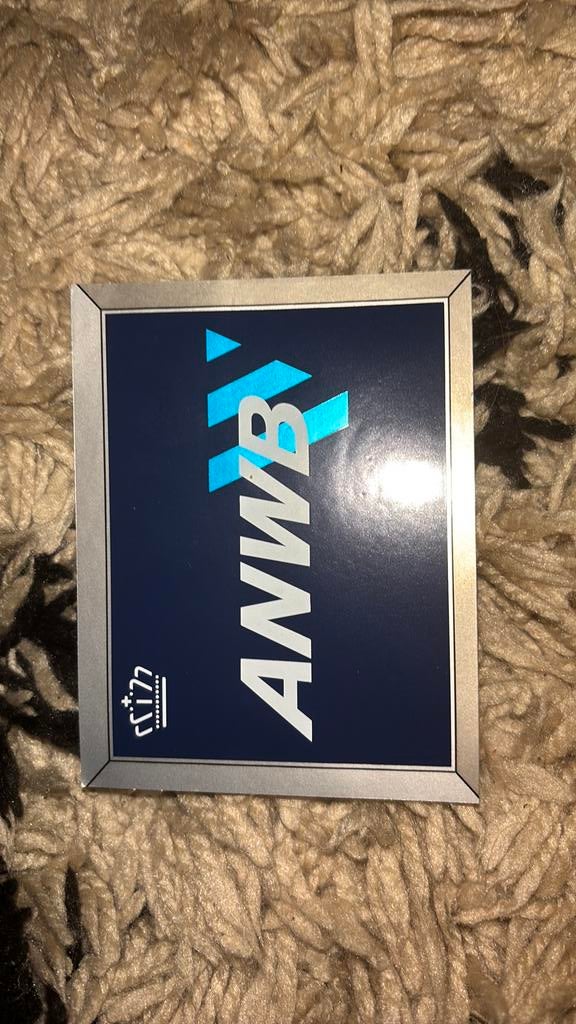 Oude sticker ANWB, Verzamelen, Ophalen of Verzenden, Zo goed als nieuw
