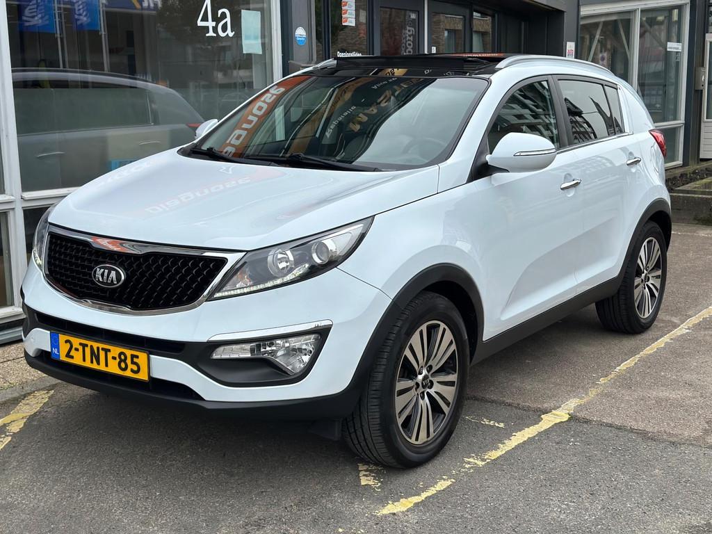 Kia Sportage 2.0 BusinessPlusLine | Pano | Airco | Automaat, Auto's, Gebruikt, 4 cilinders, Wit, Origineel Nederlands