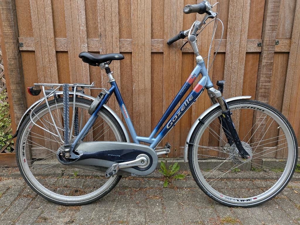 Gazelle Chamonix dames 53 cm, Fietsen en Brommers, Fietsen | Dames | Damesfietsen, Gebruikt, Gazelle, Versnellingen, 53 tot 56 cm