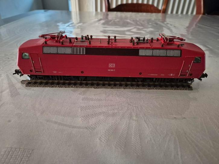 Fleischmann elektrische locomotief BR120, Hobby en Vrije tijd, Modeltreinen | H0, Zo goed als nieuw, Locomotief, Gelijkstroom
