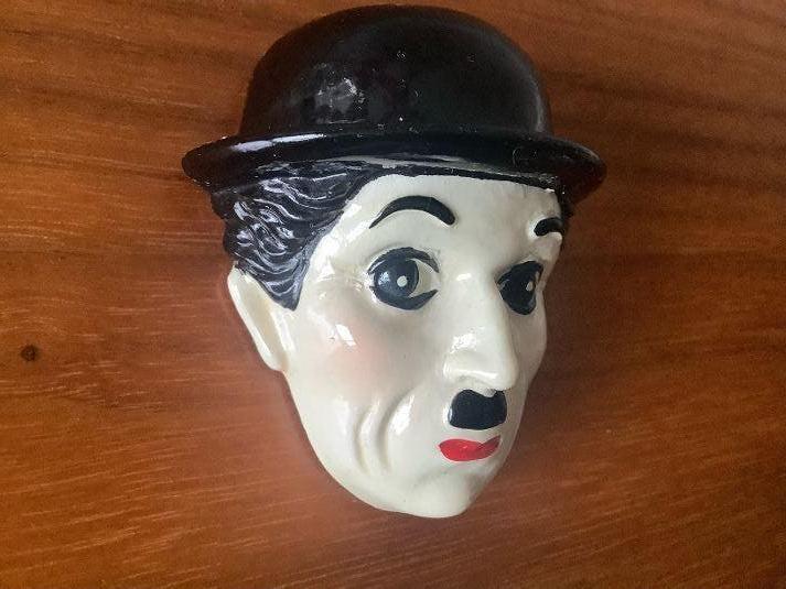 Charlie Chaplin afbeelding koelkastmagneet 1989 USA, Ophalen, Zo goed als nieuw, Mens