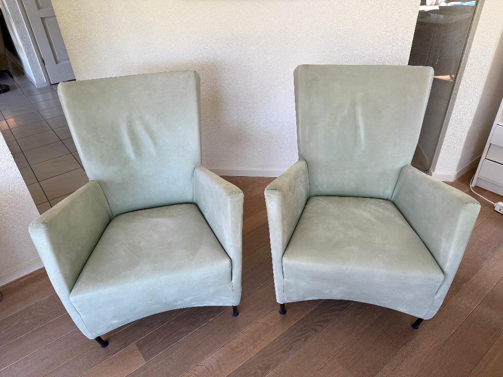 2 Montis Windy Fauteuils, Huis en Inrichting, Fauteuils, Ophalen, Modern design, Zo goed als nieuw, 50 tot 75 cm
