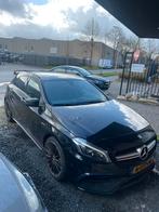 Mercedes-Benz A-Klasse A45 AMG 381pk 4MATIC PANO - Schade, Auto's, Automaat, 4 cilinders, Zwart, 14 km/l