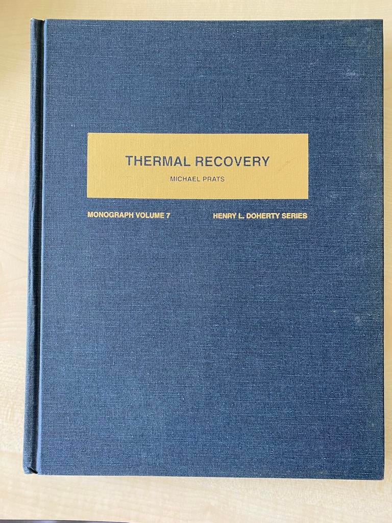 Thermal Recovery - Monograph Volume 7 door Michael Prats, Ophalen of Verzenden, Zo goed als nieuw, Overige onderwerpen