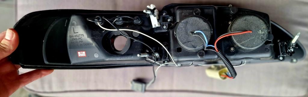 Ford mustang SN95 angel eye koplampen., Ophalen, Gebruikt, Amerikaanse onderdelen