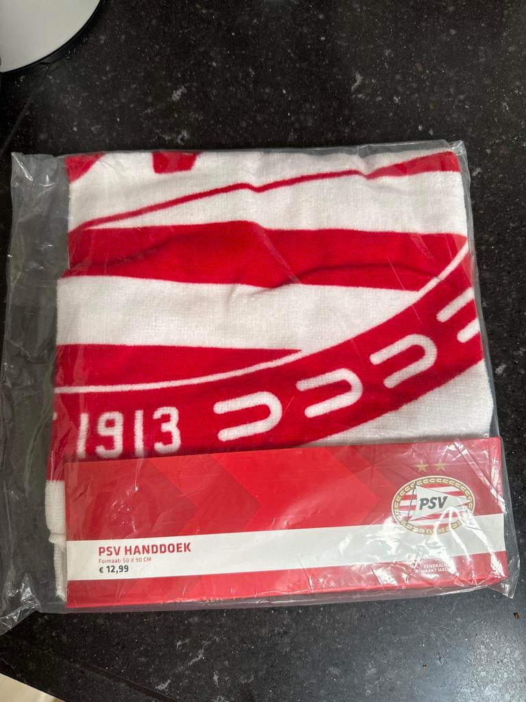 Nieuwe PSV handdoek - Officieel fanproduct • Nieuw!, Ophalen of Verzenden, Nieuw