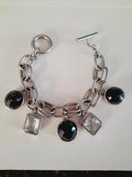 Zware Ti sento armband met grote stenen, Ophalen of Verzenden, Zo goed als nieuw, Zilver, Zilver