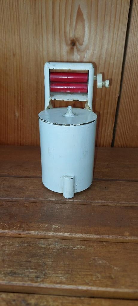 Vintage metalen speelgoed wasmachine/wringer, Ophalen of Verzenden