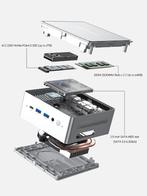 Minisforum NAB6-Lite, Intel Core i5-12600H, 16GB / 512GB, Minisforum, Zo goed als nieuw, SSD, Intel Core i5