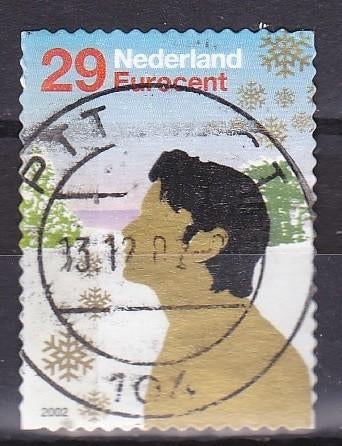 Nederland NVPH 2128 gestempeld 2002 (2) PTT Post, Verzenden, Na 1940, Gestempeld