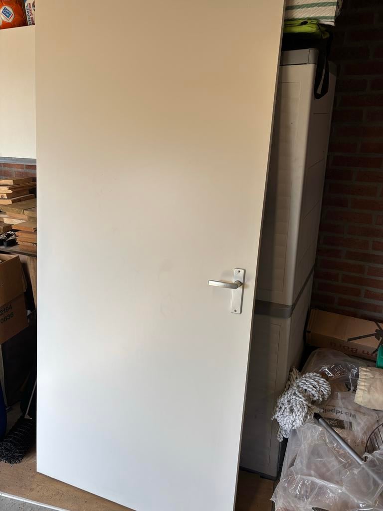 Binnendeur opdek brandvertragend- Veiligheid en Kwaliteit, Ophalen, Gebruikt, 80 tot 100 cm, Binnendeur