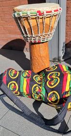 Djembe in hoes uit Ethiopië, Ophalen, Zo goed als nieuw, Trommel