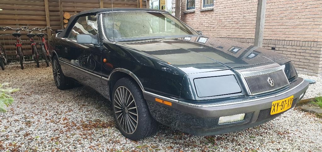 Chrysler Le Baron 2.2 I Conv Turbo GTC U9 1990 Groen, Auto's, Chrysler, Beige, 4 cilinders, Cabriolet, 1000 kg