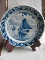 Oud Delfts Blauw Bordje met Zeilboot - RAM 36 - 14 cm, Antiek en Kunst, Verzenden