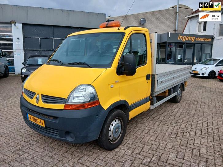 Renault Master T35 2.5 dCi L2H1 / OPEN LAADBAK / PICK-UP, Auto's, Renault, Bedrijf, Te koop, Master, ABS, Boordcomputer, Centrale vergrendeling