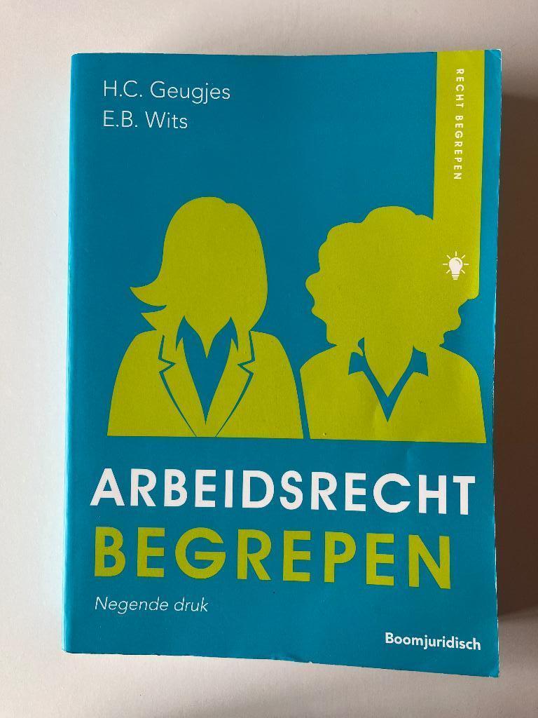 Arbeidsrecht begrepen (boek), Boeken, Boomjuridisch, Zo goed als nieuw, Beta, HBO