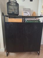 Vitrinekast Made, Met deur(en), Teakhout, Zo goed als nieuw, Minder dan 100 cm