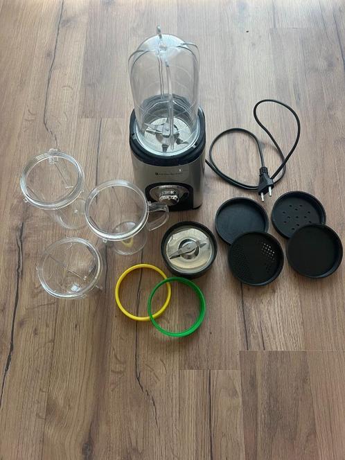 Mini blender met accessoires, Witgoed en Apparatuur, Blenders, Zo goed als nieuw, Blender, Verzenden