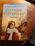 Boek - Zo maar een vrouw - Trilogie - J. Visser-Roosendaal, Ophalen of Verzenden, Nederland, Gelezen, J. Visser- Roosendaal