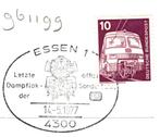 961199	Trein Zug	Locomotief	44 1646	Stempel Letste Dampflokd, Verzamelen, Spoorwegen en Tramwegen, Ophalen of Verzenden, Trein