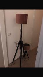 Lampenset + 2 bijpassende kussens, Huis en Inrichting, Woonaccessoires | Kussens, Ophalen of Verzenden, Gebruikt, Rond