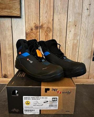 Sixton Forza High S3 Maat 46 zwart/blauw 43469-05L  beschikbaar voor biedingen