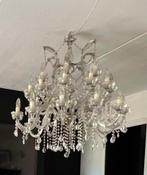 Kroonluchter kristal 28 lamps, Huis en Inrichting, Lampen | Kroonluchters, Ophalen, Gebruikt, Overige materialen