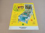 Flyer: Gottlieb Now (1971) Flipperkast, Gebruikt, Elektronisch, Ophalen of Verzenden, Williams