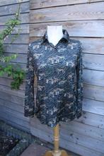 Blouse zwart/ kaki Iz Naiz mt M Travel? Vaste prijs, Maat 38/40 (M), Zwart, Iz Naiz, Ophalen of Verzenden