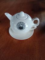 Theepot, kop en schotel Alex Meijer & Co, Huis en Inrichting, Keuken | Servies, Gebruikt, Keramiek, Ophalen of Verzenden, Overige stijlen