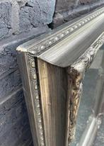 Barok Spiegel met Zilveren Lijst - 100x120cm, Ophalen, Gebruikt, 100 tot 150 cm, 75 tot 100 cm