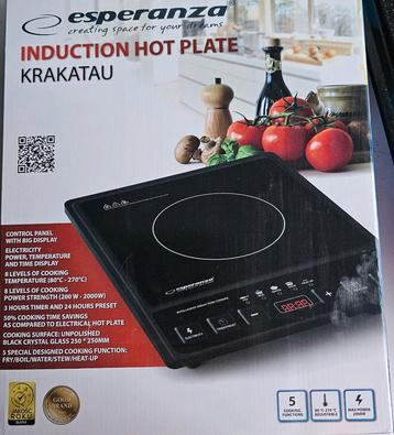 Inductie kookplaat - Zo goed als nieuw! beschikbaar voor biedingen