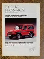Product informatie Mercedes-Benz G-klasse W463 1989, Nieuw, Ophalen of Verzenden, Mercedes-Benz, Mercedes