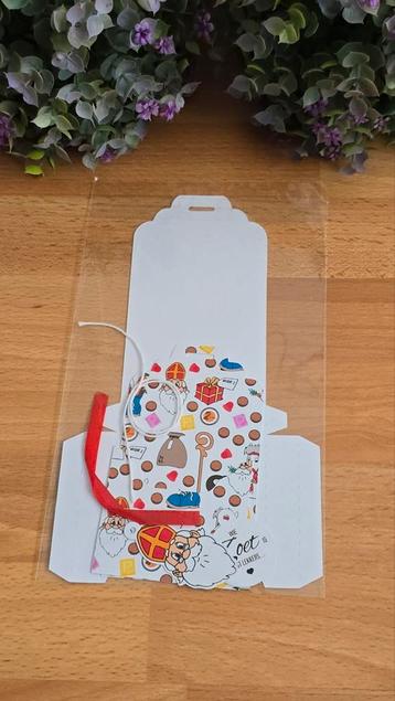 Zelfgemaakt DIY pakketje Sinterklaas doosje Sinterklaas  beschikbaar voor biedingen