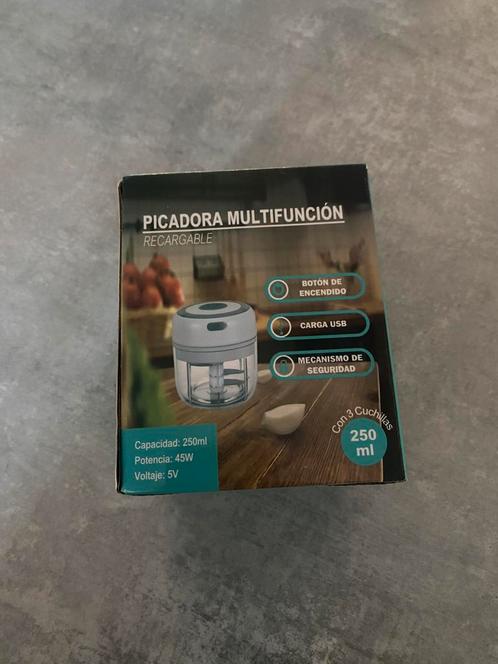 NIEUWE Draadloze hakmolen met usb lader, Witgoed en Apparatuur, Blenders, Nieuw, Ophalen of Verzenden