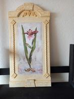 Wanddecoratie met Bloem zgan, Ophalen of Verzenden, Zo goed als nieuw